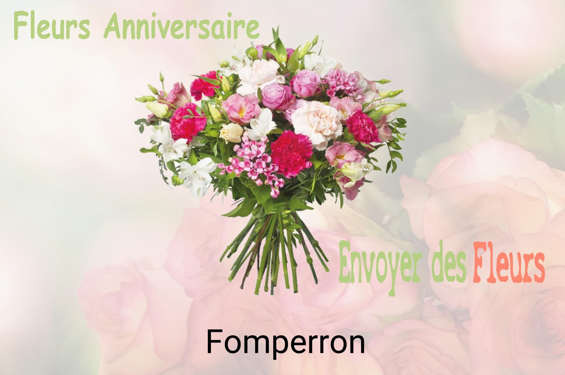 Bouquet de fleurs d’anniversaire livré à Fomperron